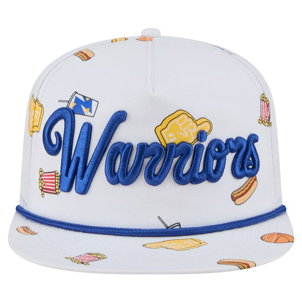 Golden State Warriors Team Cheer Rope 19TWENTY Adjustable Hat White - NBA