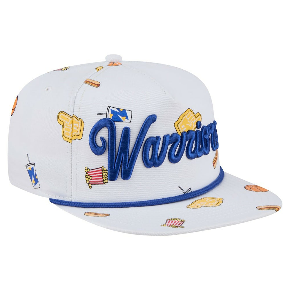 Golden State Warriors Team Cheer Rope 19TWENTY Adjustable Hat White - NBA