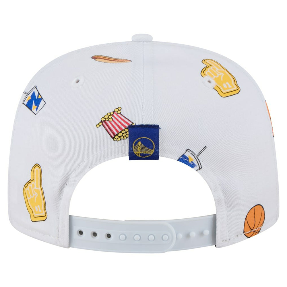 Golden State Warriors Team Cheer Rope 19TWENTY Adjustable Hat White - NBA