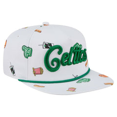 Boston Celtics Team Cheer Rope 19TWENTY Adjustable Hat White - NBA