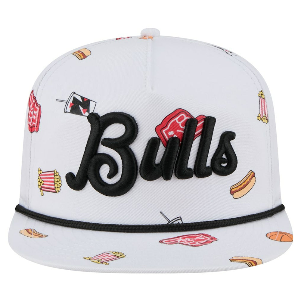Chicago Bulls Team Cheer Rope 19TWENTY Adjustable Hat White - NBA