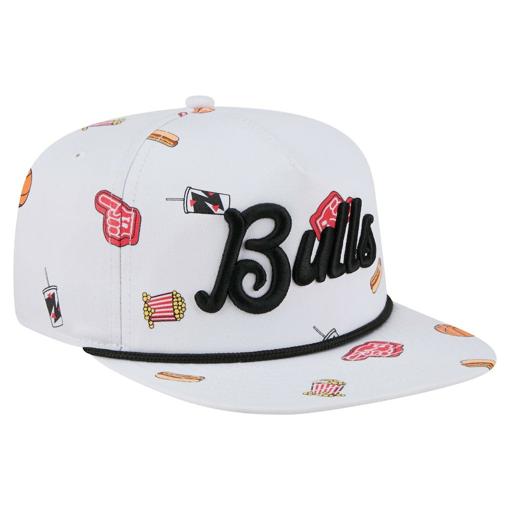 Chicago Bulls Team Cheer Rope 19TWENTY Adjustable Hat White - NBA