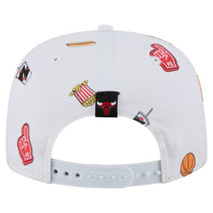 Chicago Bulls Team Cheer Rope 19TWENTY Adjustable Hat White - NBA