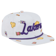 Los Angeles Lakers Team Cheer Rope 19TWENTY Adjustable Hat White - NBA