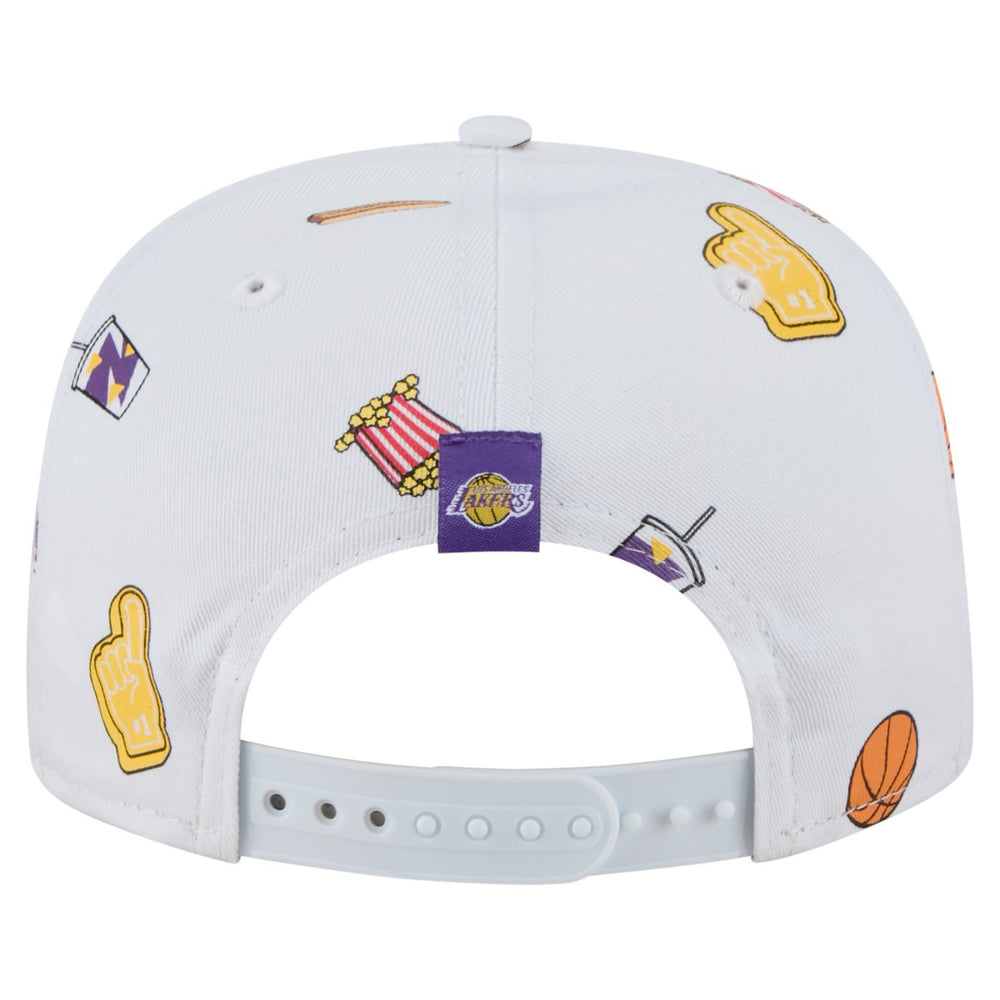 Los Angeles Lakers Team Cheer Rope 19TWENTY Adjustable Hat White - NBA