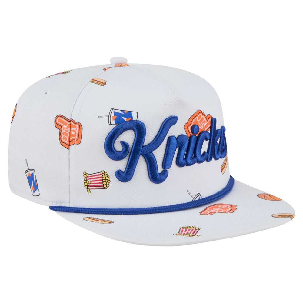 New York Knicks Team Cheer Rope 19TWENTY Adjustable Hat White - NBA