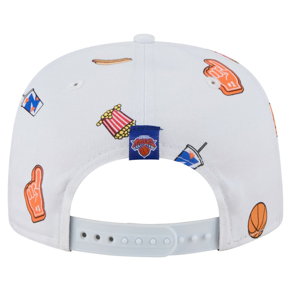 New York Knicks Team Cheer Rope 19TWENTY Adjustable Hat White - NBA