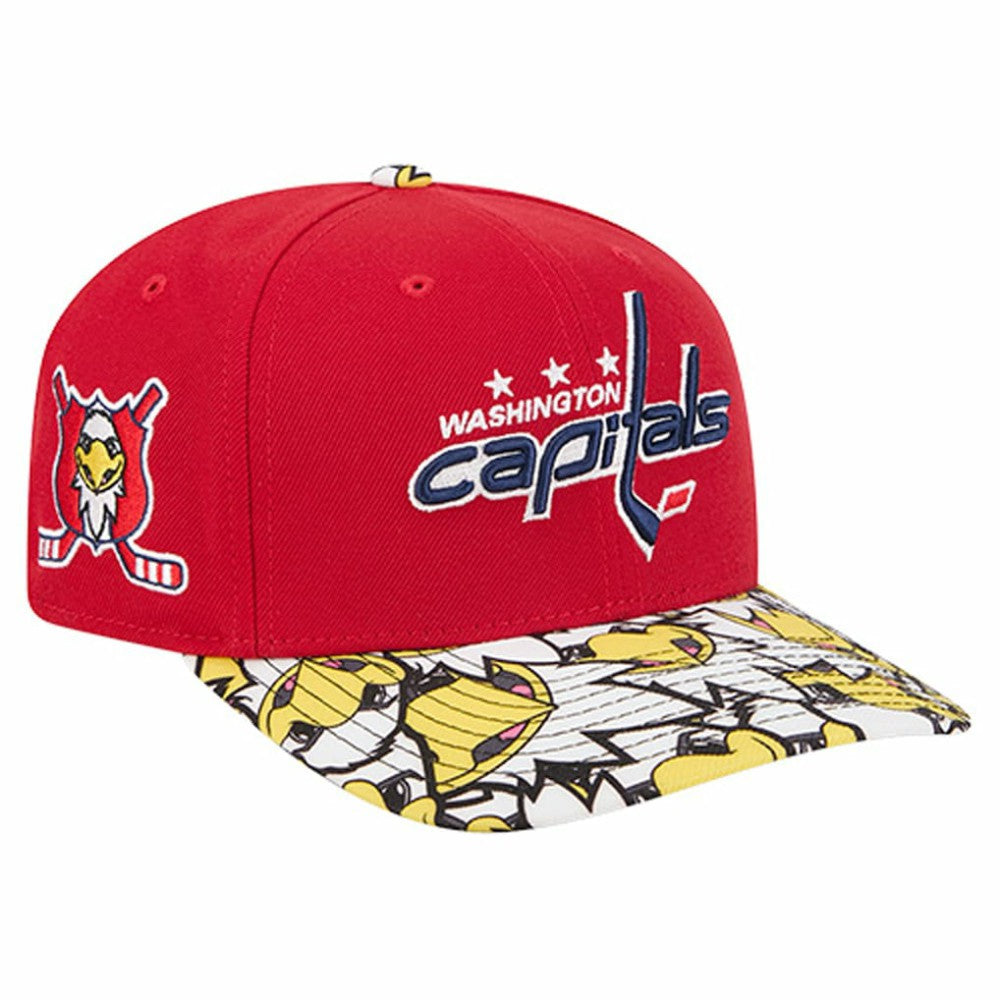 Washington Capitals New Era Mascot Visor 9SEVENTY Adjustable Hat - Red - NHL