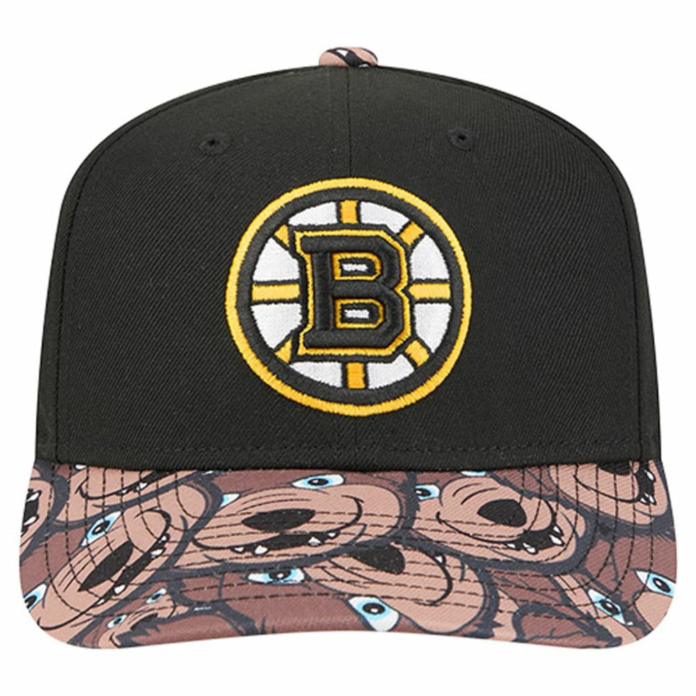 Boston Bruins New Era Mascot Visor 9SEVENTY Adjustable Hat - Black - NHL