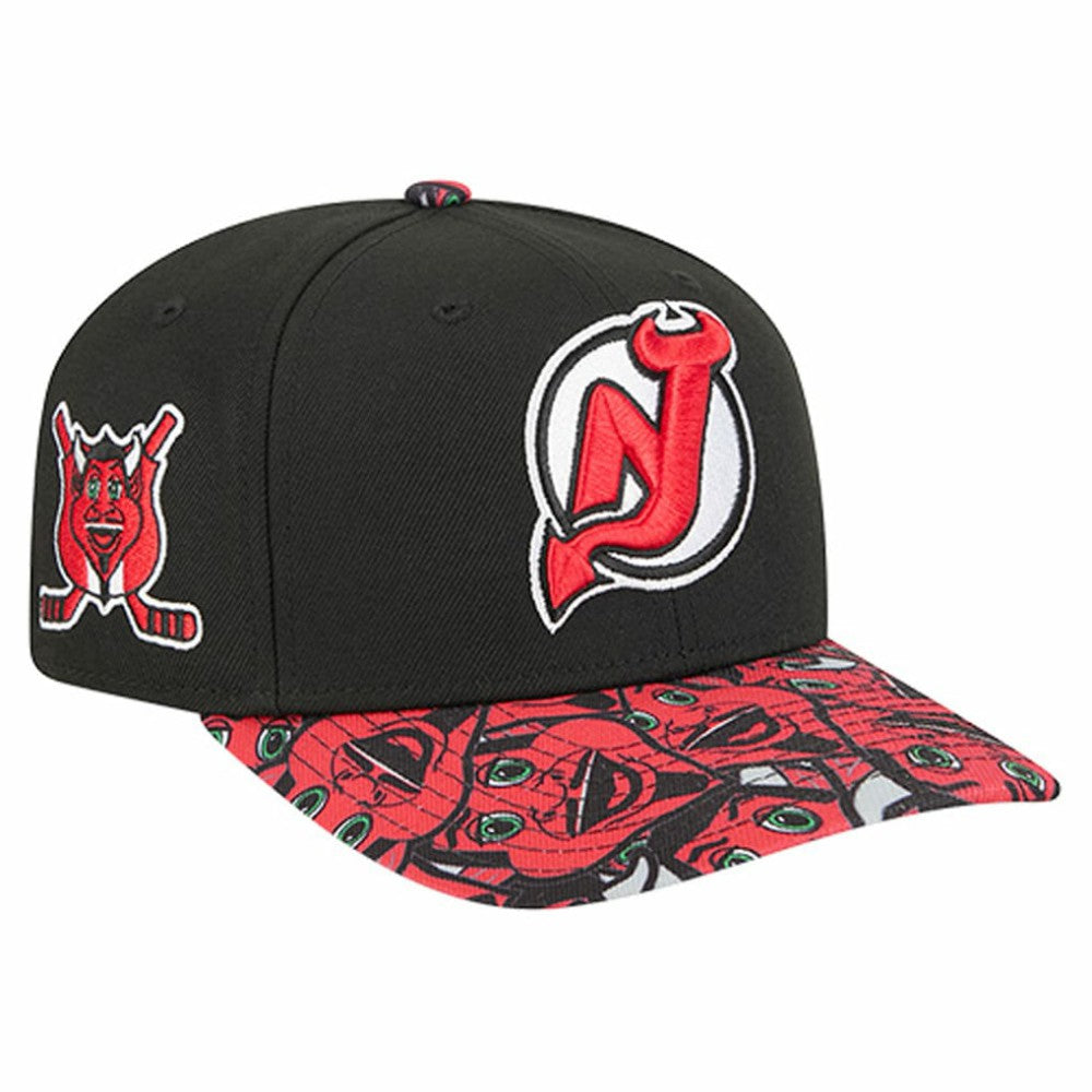 New Jersey Devils New Era Mascot Visor 9SEVENTY Adjustable Hat - Black - NHL