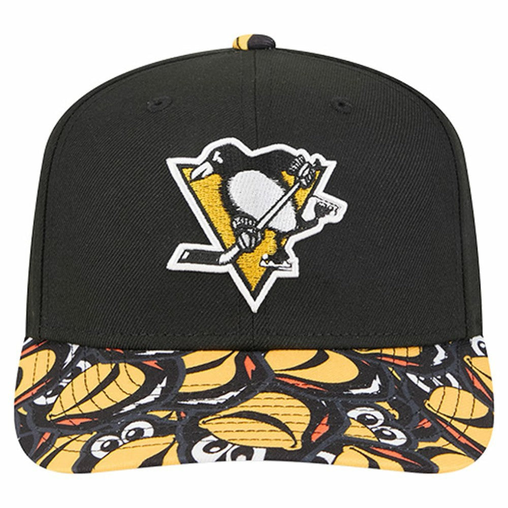 Pittsburgh Penguins New Era Mascot Visor 9SEVENTY Adjustable Hat - Black - NHL