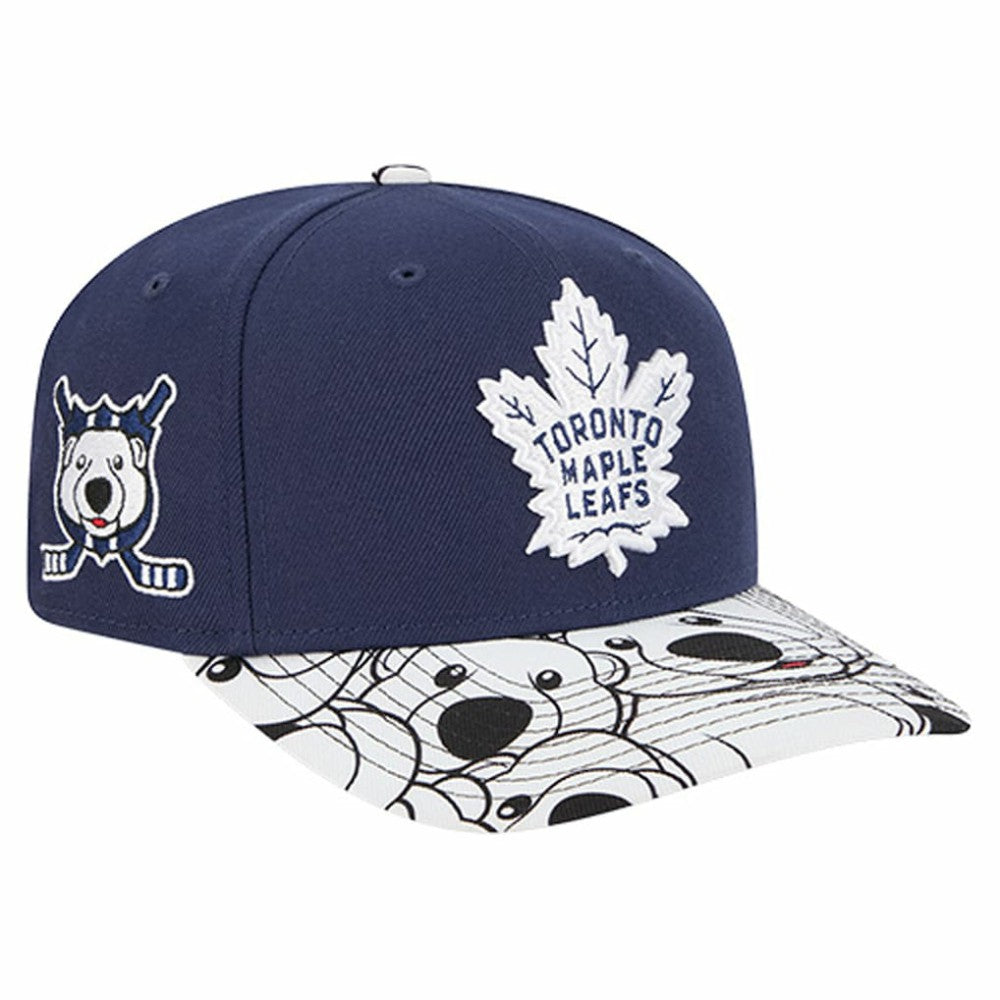 Toronto Maple Leafs New Era Mascot Visor 9SEVENTY Adjustable Hat - Blue - NHL