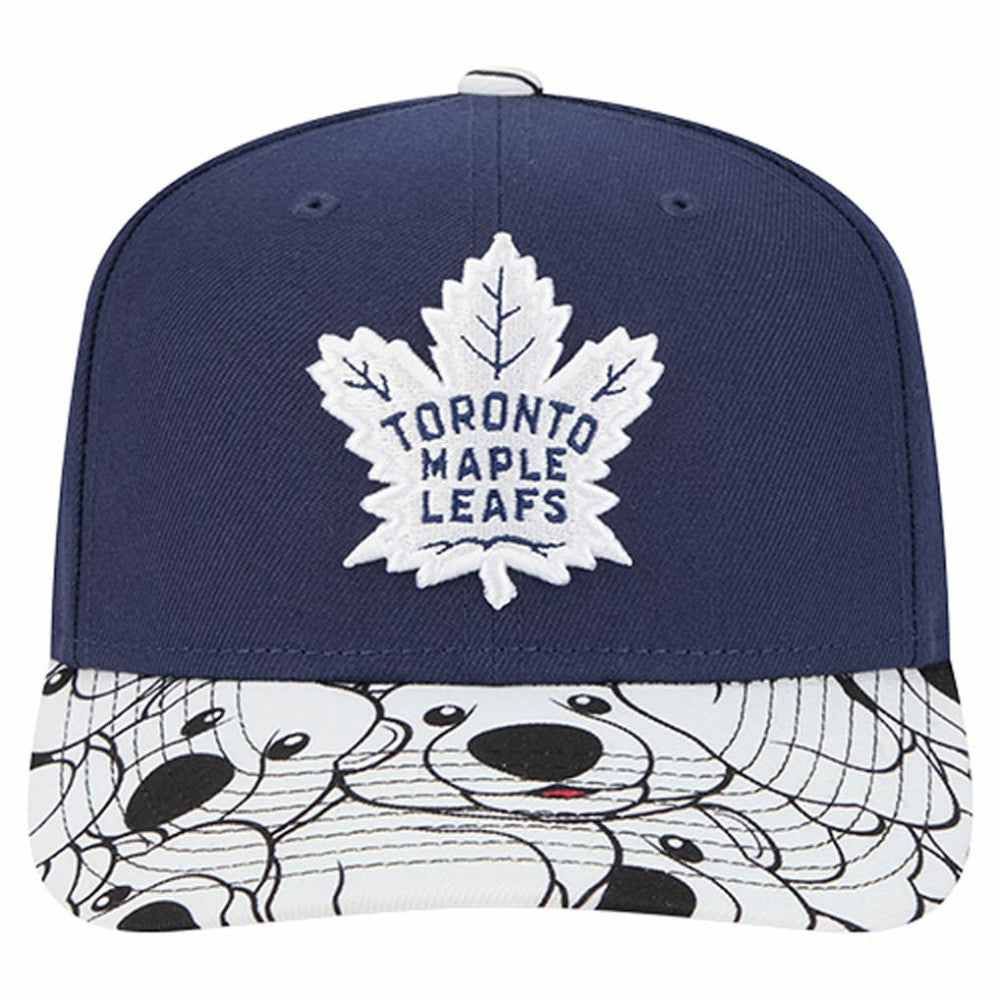 Toronto Maple Leafs New Era Mascot Visor 9SEVENTY Adjustable Hat - Blue - NHL