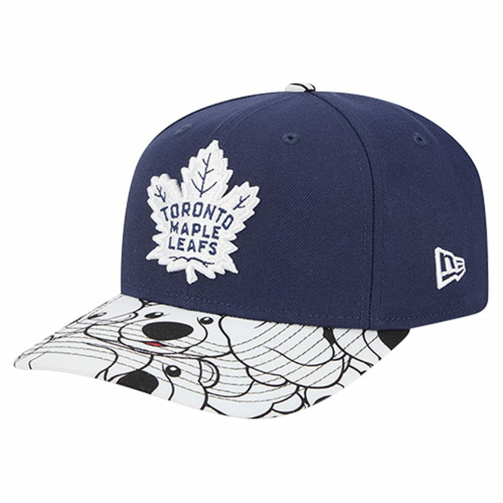 Toronto Maple Leafs New Era Mascot Visor 9SEVENTY Adjustable Hat - Blue - NHL