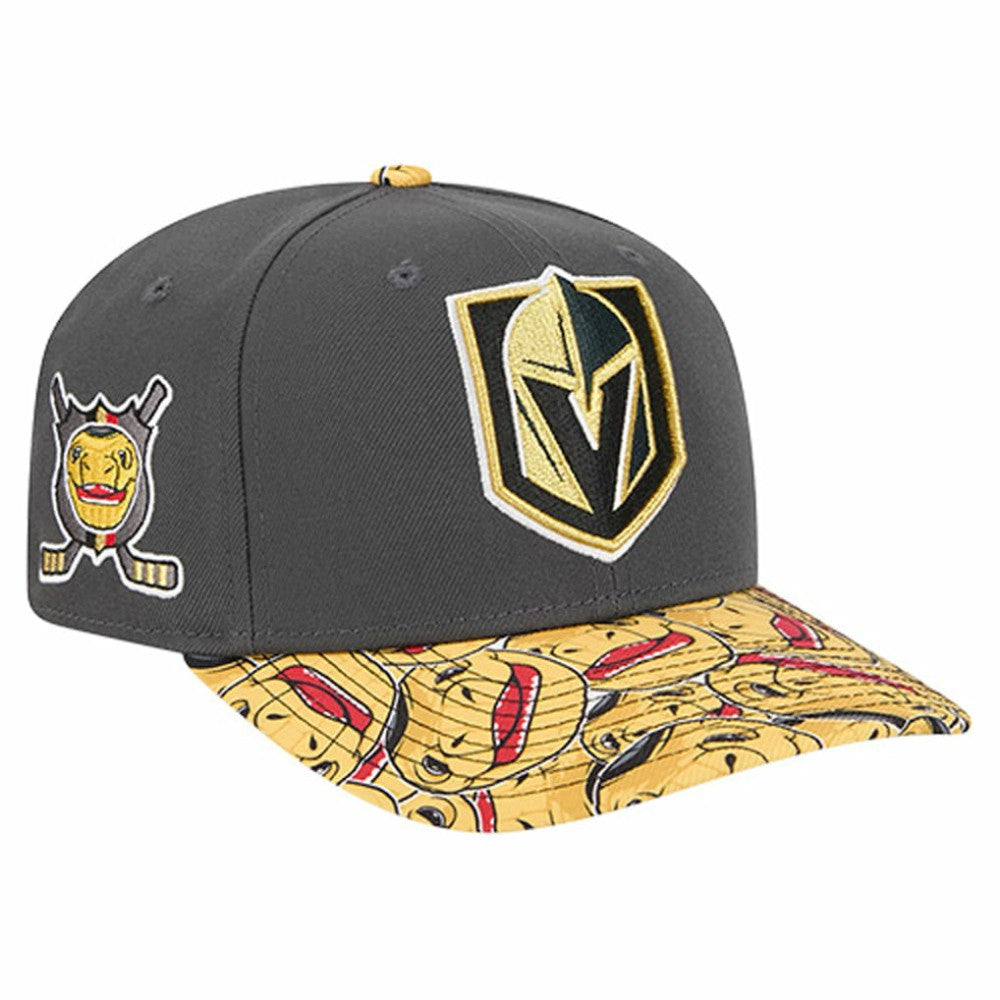 Vegas Golden Knights New Era Mascot Visor 9SEVENTY Adjustable Hat - Grey - NHL