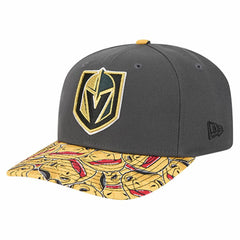 Vegas Golden Knights New Era Mascot Visor 9SEVENTY Adjustable Hat - Grey - NHL