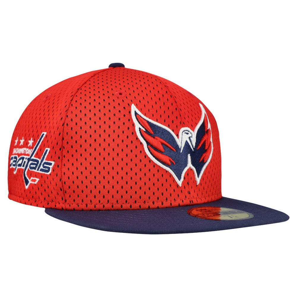 Washington Capitals New Era Mesh Crown Two-Tone 59FIFTY Fitted Hat - Red/Navy - NHL