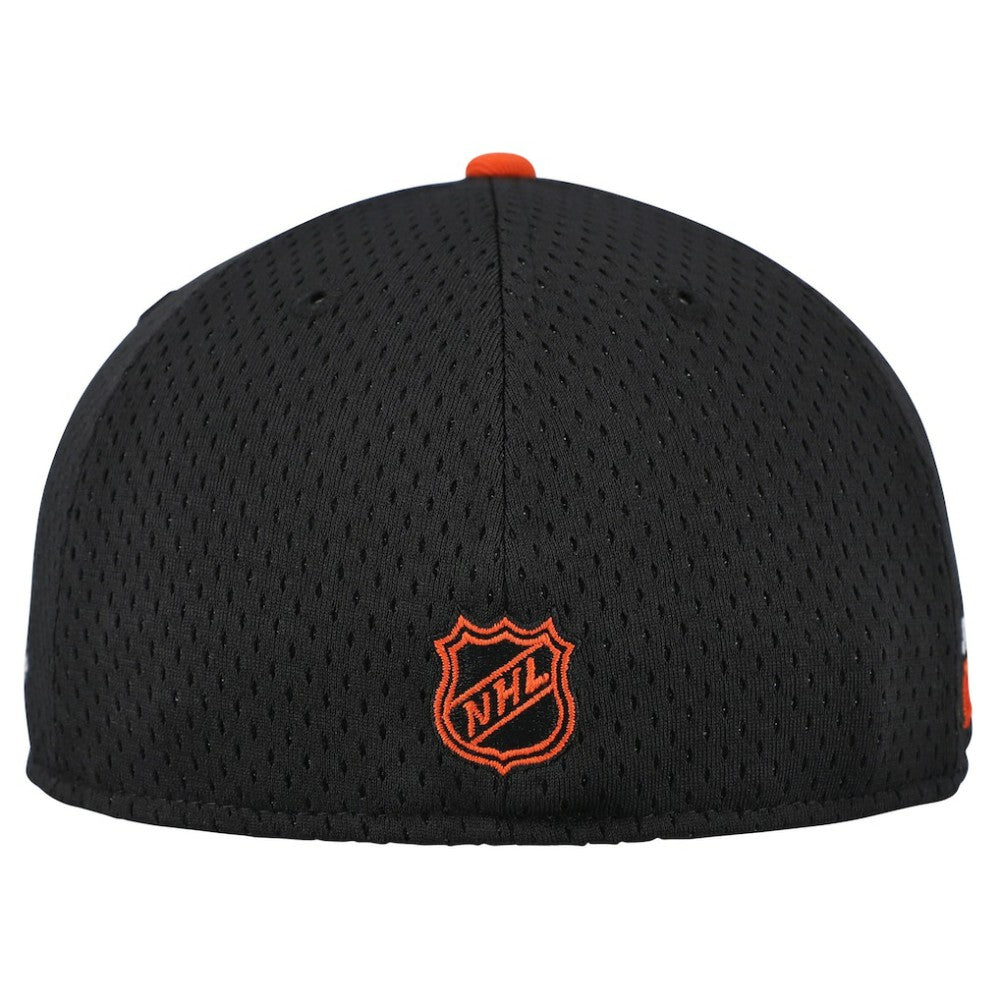 Philadelphia Flyers New Era Mesh Crown Two-Tone 59FIFTY Fitted Hat - Black/Orange - NHL