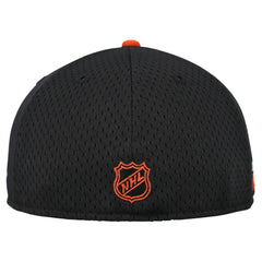 Philadelphia Flyers New Era Mesh Crown Two-Tone 59FIFTY Fitted Hat - Black/Orange - NHL
