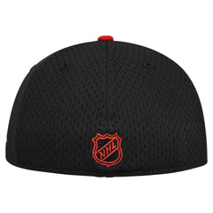 Chicago Blackhawks New Era Mesh Crown Two-Tone 59FIFTY Fitted Hat - Black/Red - NHL