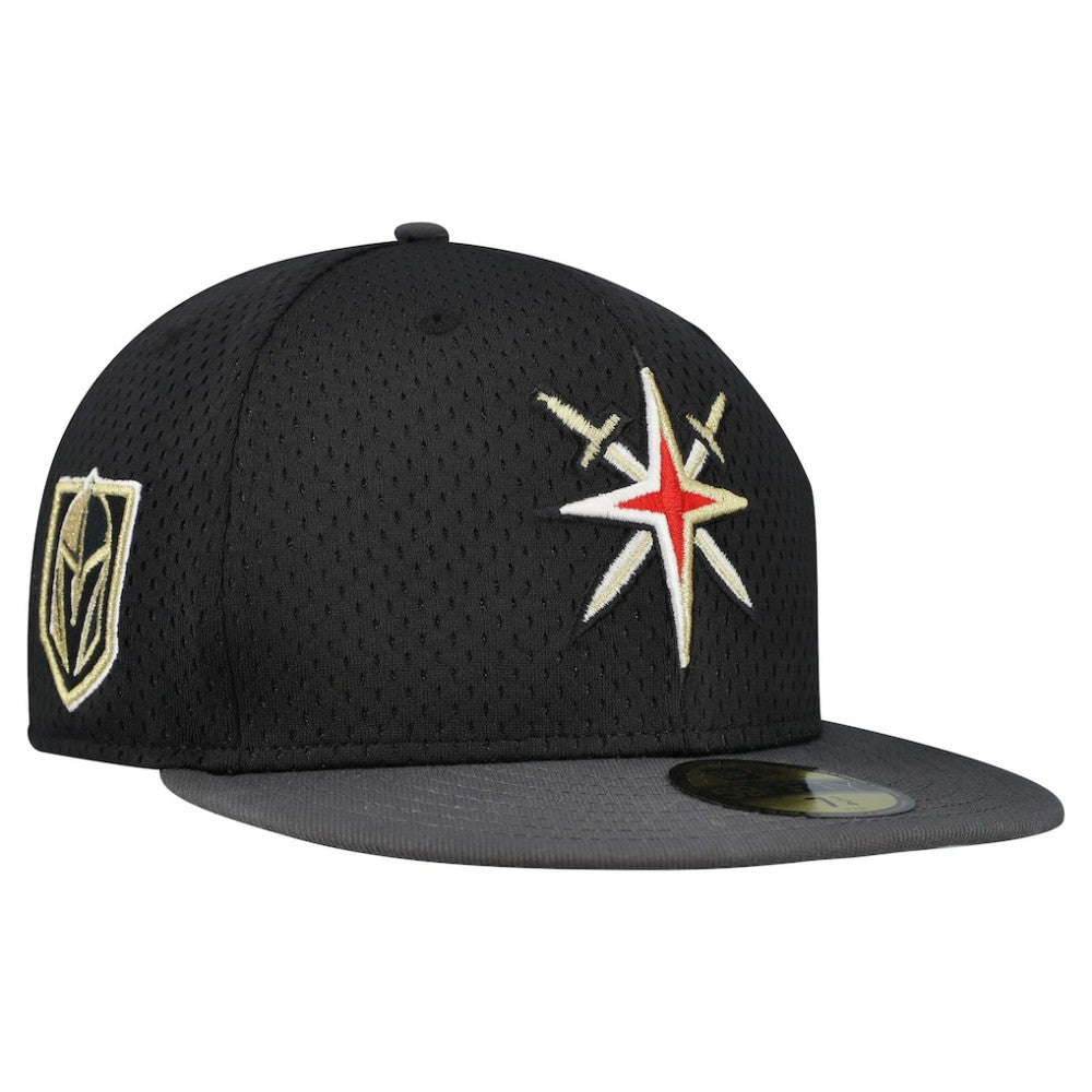 Vegas Golden Knights New Era Mesh Crown Two-Tone 59FIFTY Fitted Hat - Black/Gray - NHL