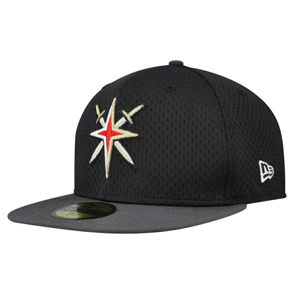 Vegas Golden Knights New Era Mesh Crown Two-Tone 59FIFTY Fitted Hat - Black/Gray - NHL