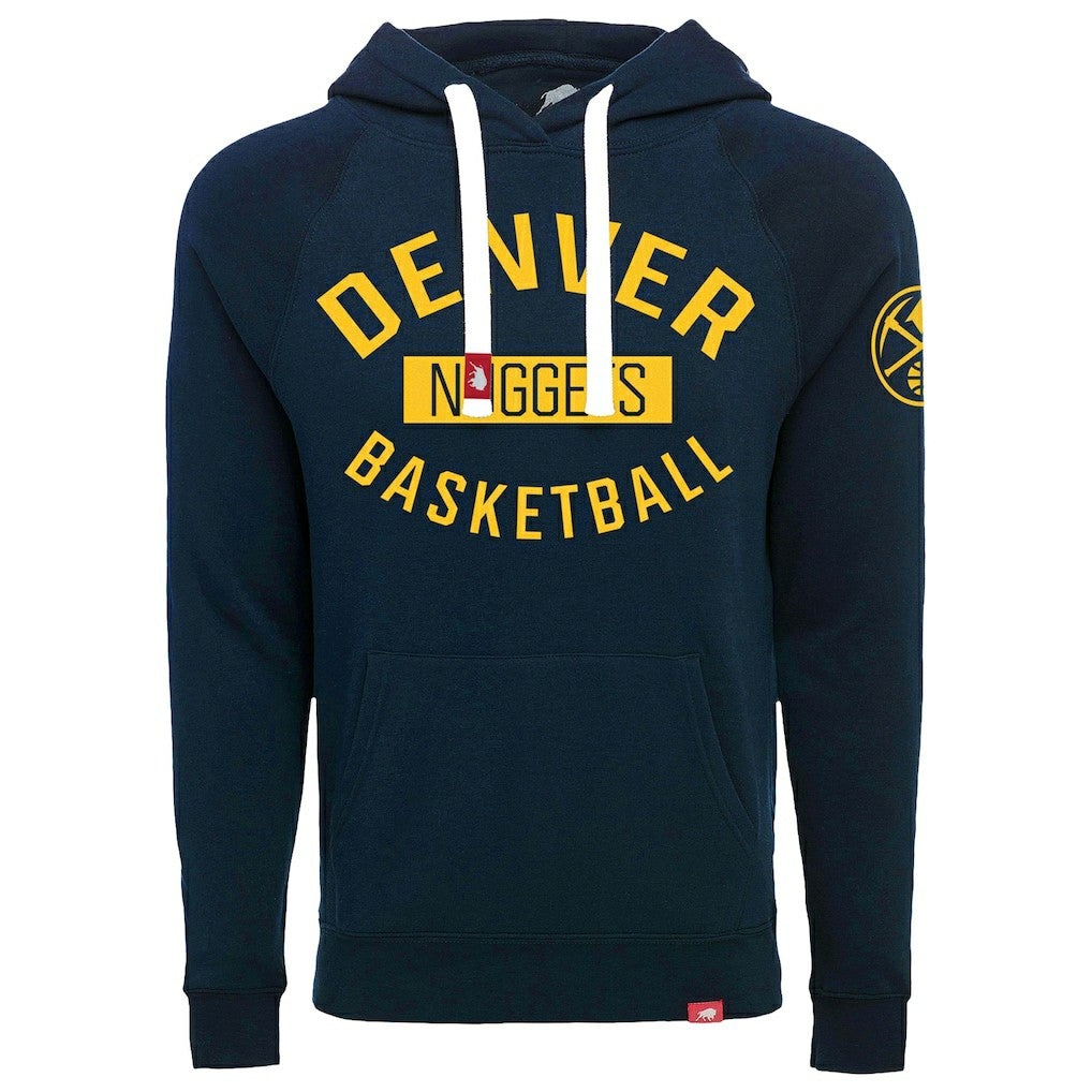 Denver Nuggets Sportiqe Unisex Olsen Tri-Blend Pullover Hoodie Navy - NBA