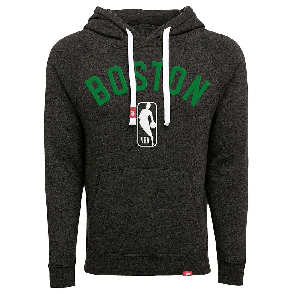 Boston Celtics Sportiqe Unisex Olsen Tri-Blend Pullover Hoodie Black - NBA