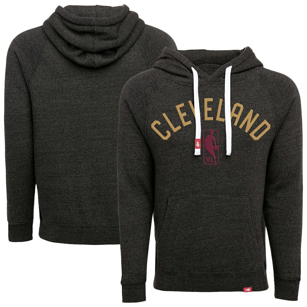 Cleveland Cavaliers Sportiqe Unisex Olsen Tri-Blend Pullover Hoodie Black - NBA