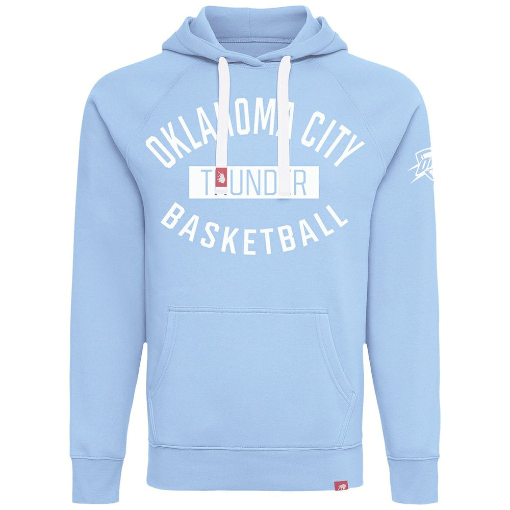 Oklahoma City Thunder Sportiqe Unisex Olsen Tri-Blend Pullover Hoodie Light Blue - NBA