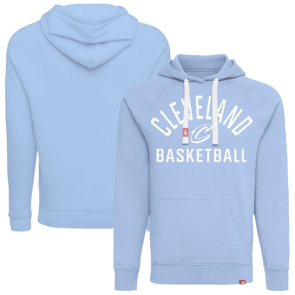 Cleveland Cavaliers Sportiqe Unisex Olsen Tri-Blend Pullover Hoodie Light Blue - NBA