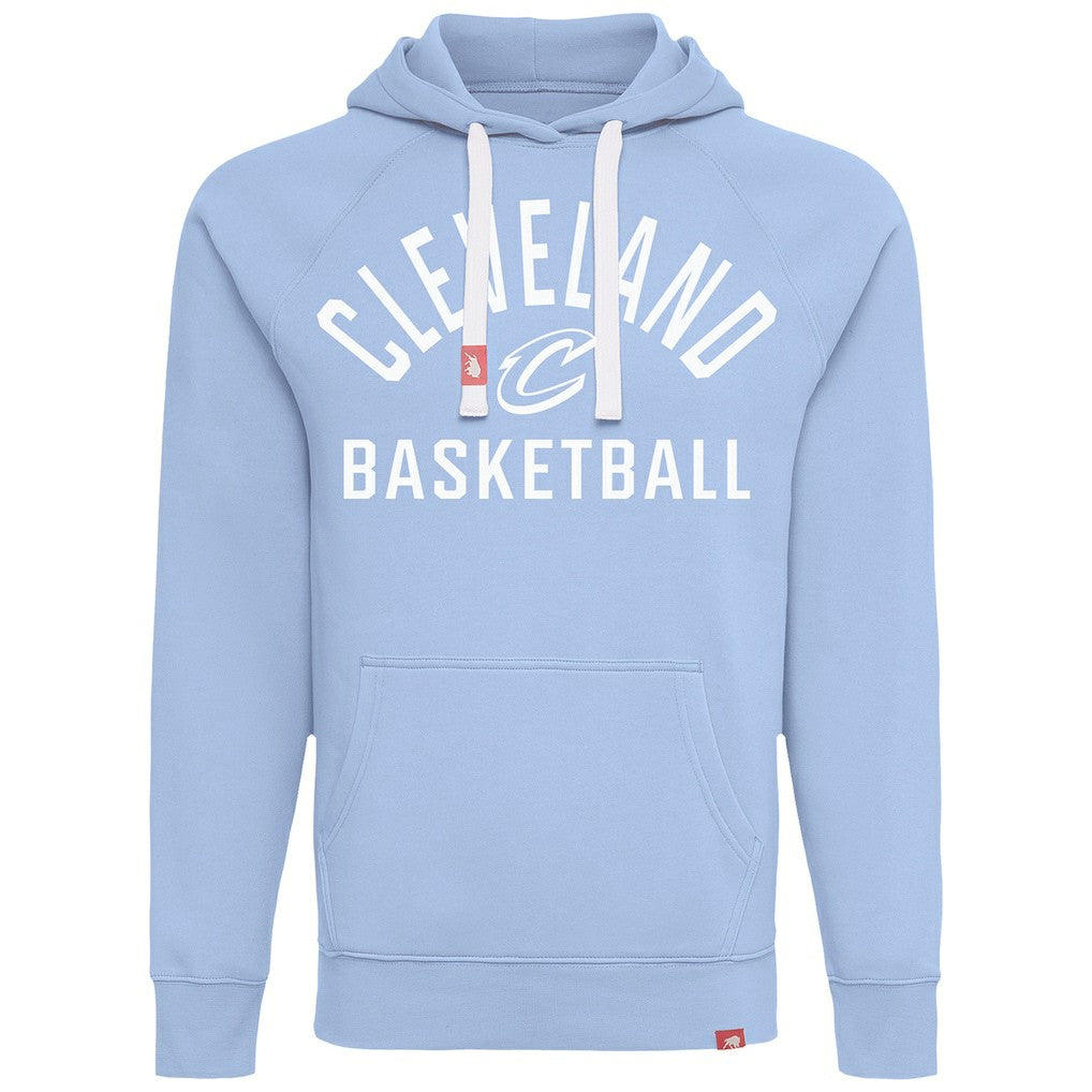 Cleveland Cavaliers Sportiqe Unisex Olsen Tri-Blend Pullover Hoodie Light Blue - NBA