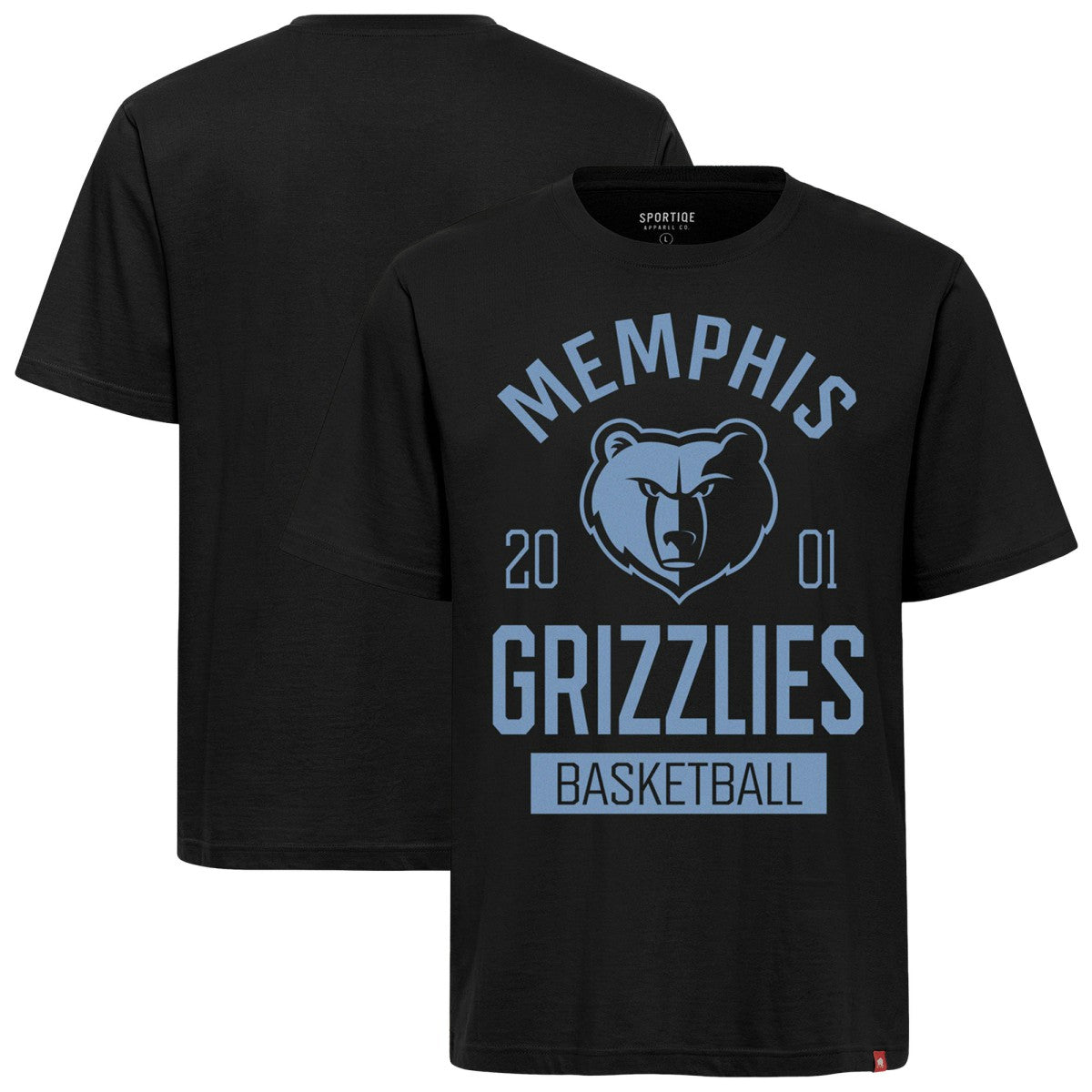 Memphis Grizzlies Sportiqe Unisex Duke Premium T-Shirt Black - NBA