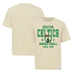 Boston Celtics Sportiqe Unisex Duke Premium T-Shirt Cream - NBA