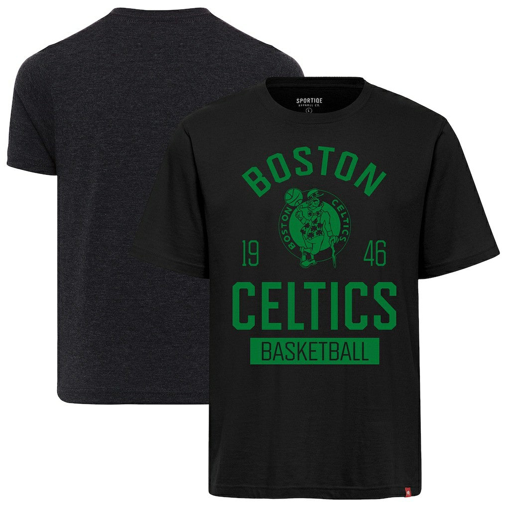 Boston Celtics Sportiqe Unisex Duke Premium T-Shirt Black - NBA