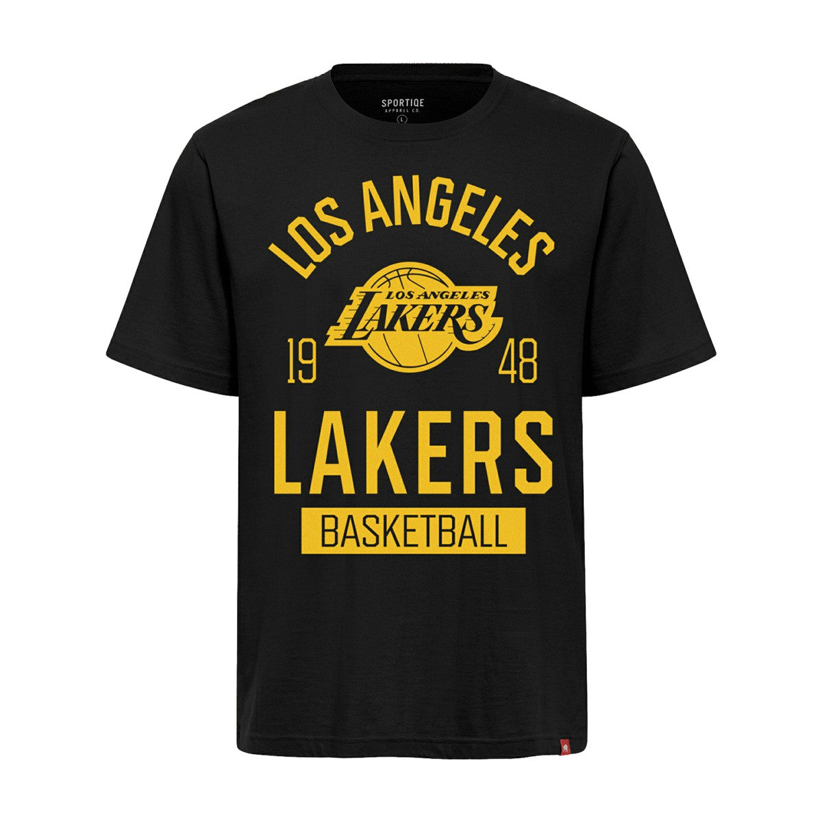 Los Angeles Lakers Sportiqe Unisex Duke Premium T-Shirt Black - NBA