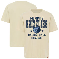 Memphis Grizzlies Sportiqe Unisex Duke Premium T-Shirt Cream - NBA