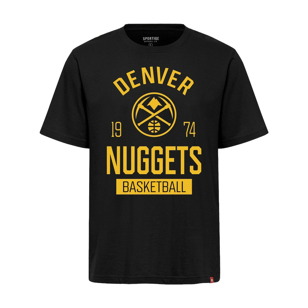 Denver Nuggets Sportiqe Unisex Duke Premium T-Shirt Black - NBA