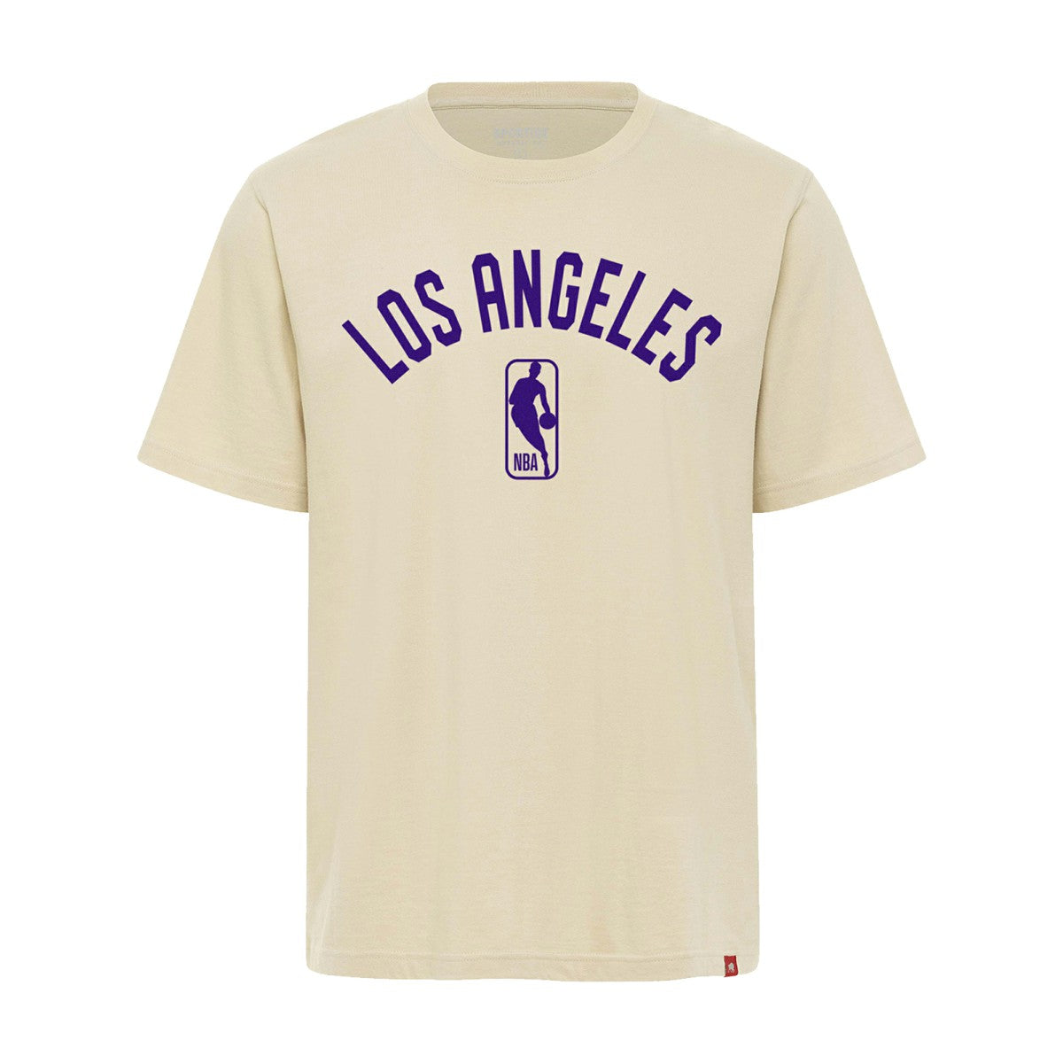 Los Angeles Lakers Sportiqe Unisex Duke Premium T-Shirt Cream - NBA