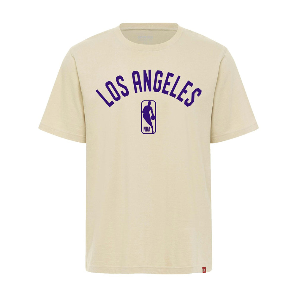 Los Angeles Lakers Sportiqe Unisex Duke Premium T-Shirt Cream - NBA