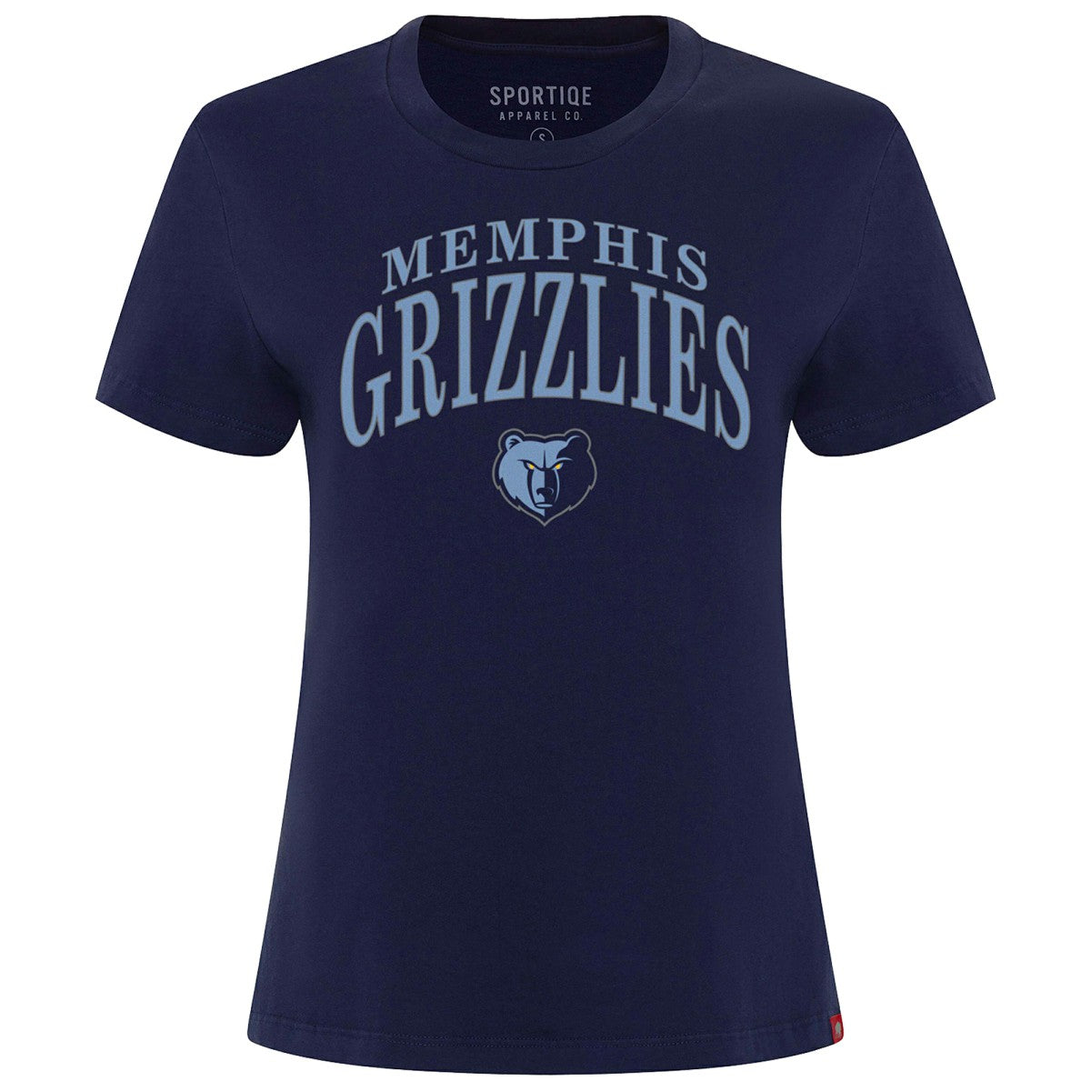Memphis Grizzlies Sportiqe Women's Arcadia Boxy T-Shirt Navy - NBA