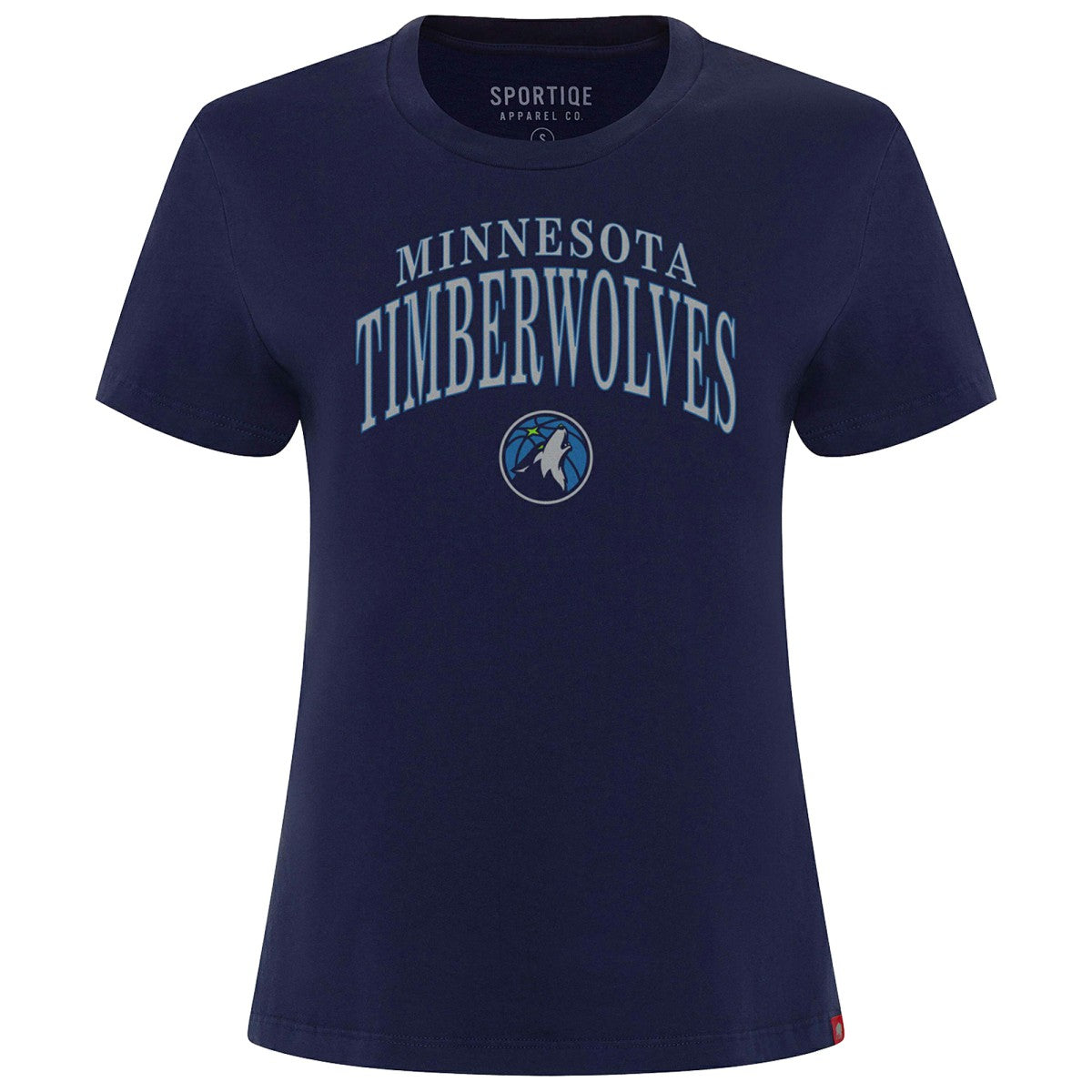 Minnesota Timberwolves Sportiqe Women's Arcadia Boxy T-Shirt Navy - NBA