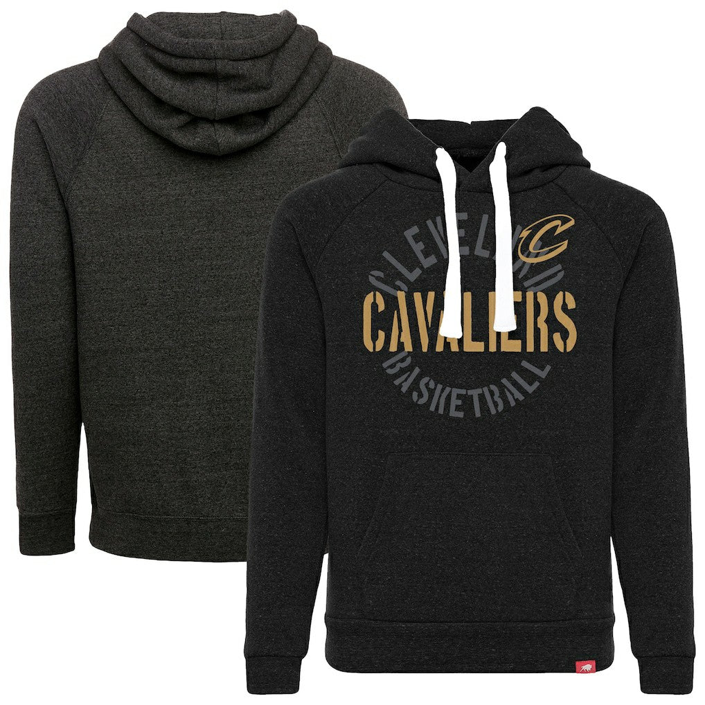 Cleveland Cavaliers Sportiqe Youth Olsen Tri-Blend Pullover Hoodie Black - NBA