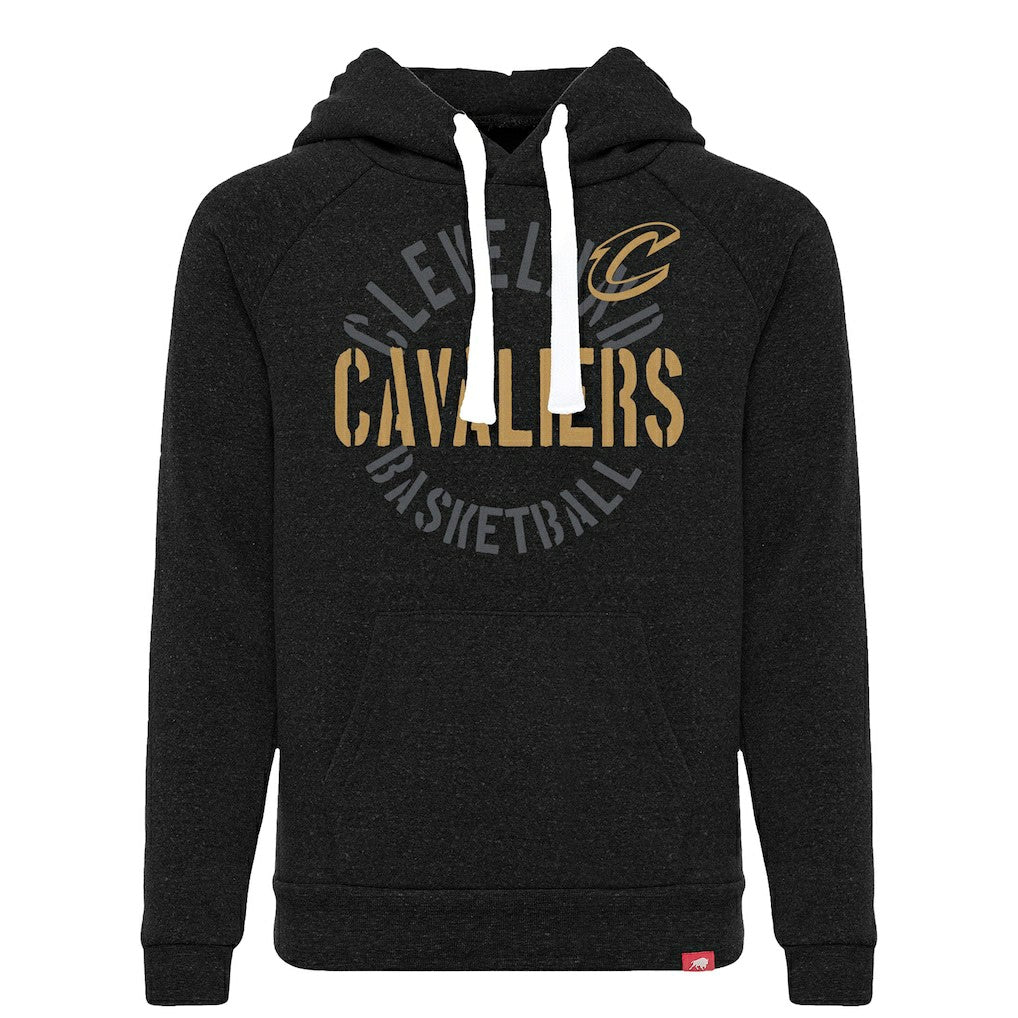 Cleveland Cavaliers Sportiqe Youth Olsen Tri-Blend Pullover Hoodie Black - NBA