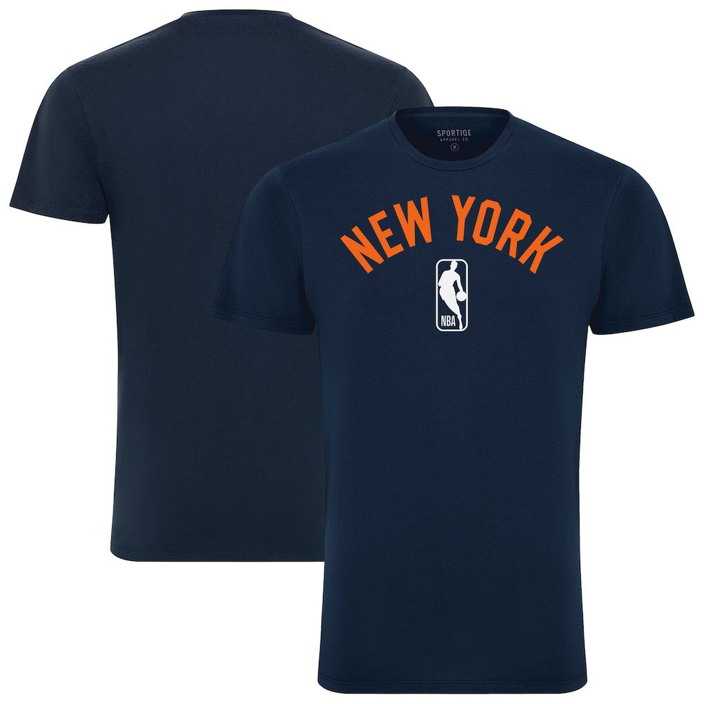 New York Knicks Sportiqe Unisex Bingham T-Shirt Navy - NBA