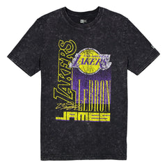 LeBron James Los Angeles Lakers Full Court Press Mineral Wash Player T-Shirt Black - NBA