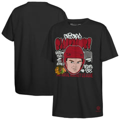 Connor Bedard Chicago Blackhawks Mitchell & Ness Youth Caricature T-Shirt - Black - NHL
