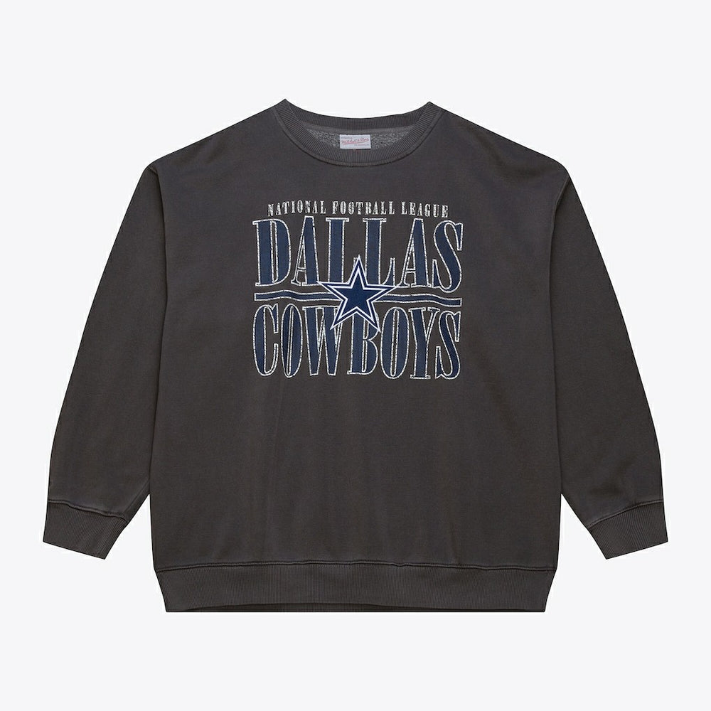 Dallas Cowboys Downtown Collection Fleece Sweatshirt Black | Mitchell & Ness
