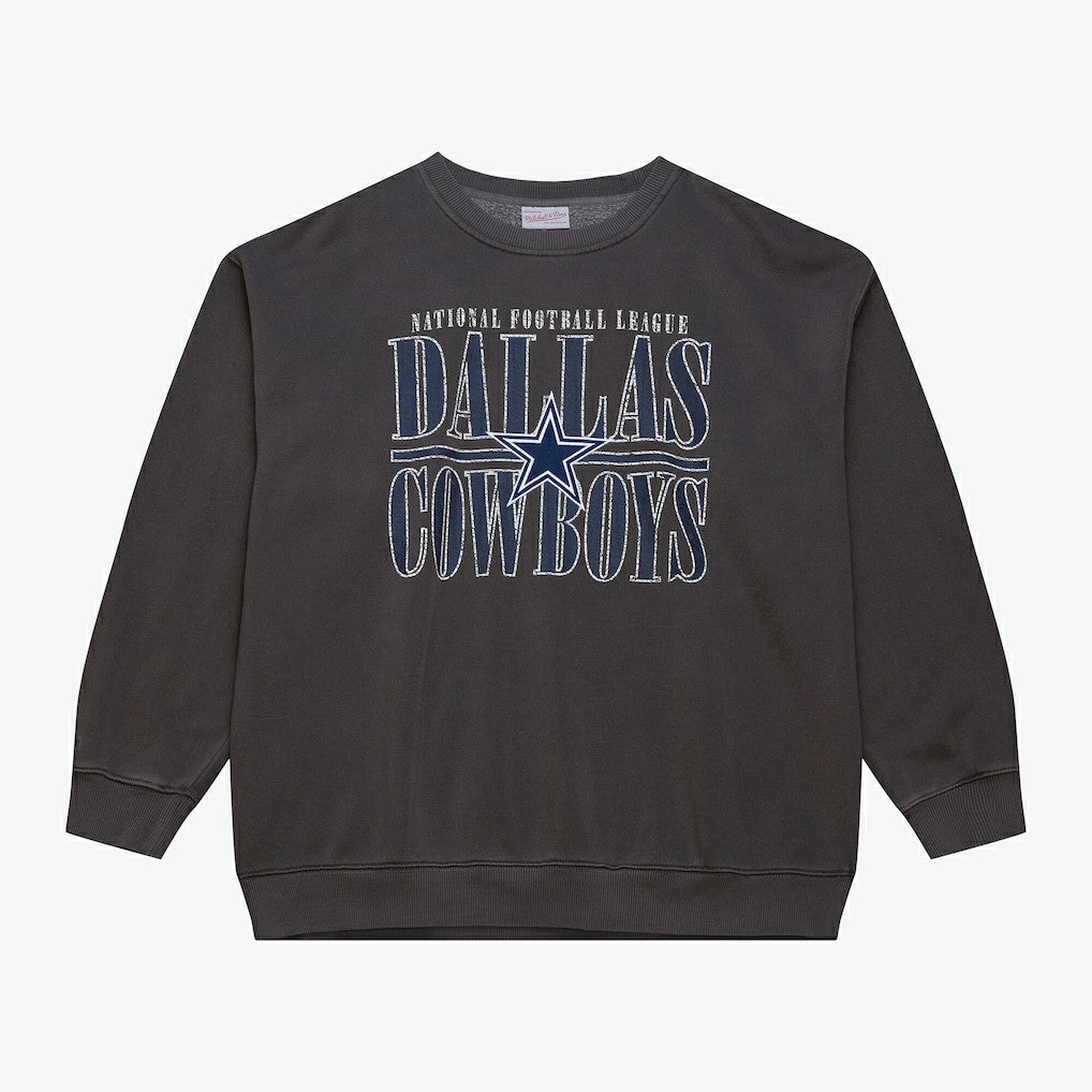 Dallas Cowboys Downtown Collection Fleece Sweatshirt Black | Mitchell & Ness