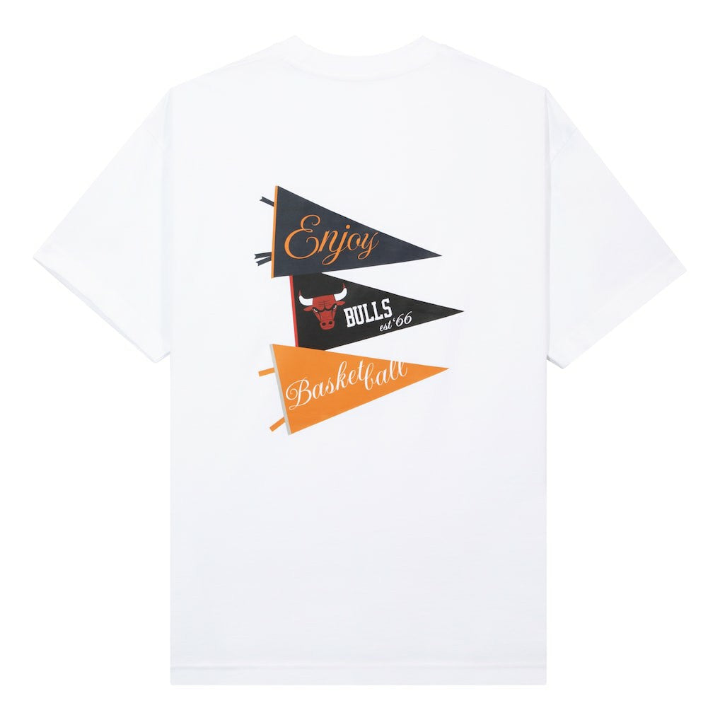 Enjoy Basketball x Chicago Bulls Unisex Hoop Enthusiast Capsule Collection T-Shirt - White - NBA